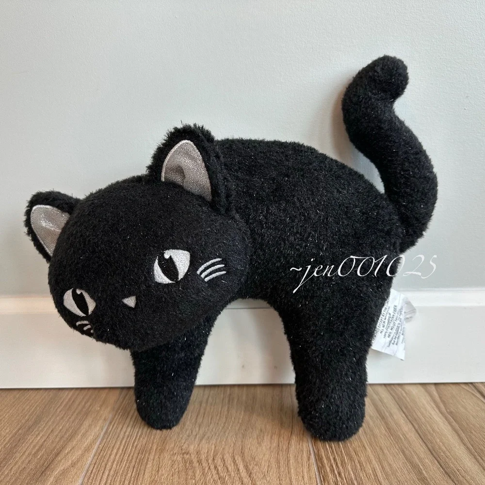 Spooky Black Cat Plush Throw Pillow - Target Bullseye Playground